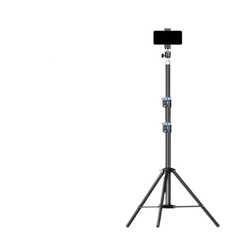Dual Mobile Phone Tripod with Fill Light for Live Streaming & Photography