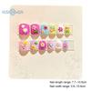12Pcs Kids Cartoon False Nails - Cute Christmas Themed Pattern, Embossed Press On Nails, Self-adhesive Fake Nails DIY Art