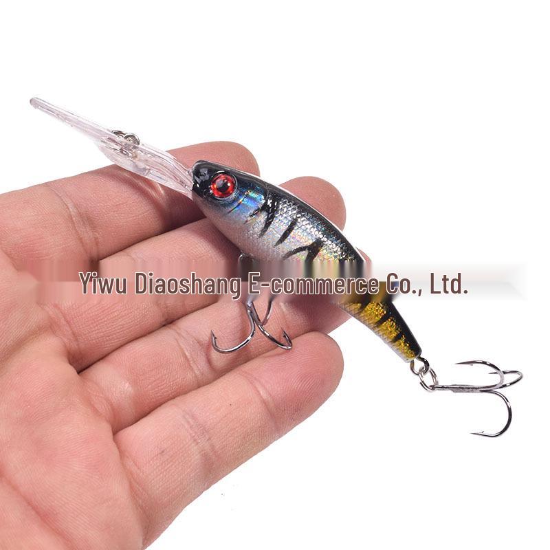 Deep Diving Bionic Minnow Lure Set - Floating Hard Artificial Bait for Long Cast Fishing