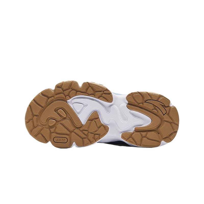 Anta Kids Synthetic Leather Fabric Simple Versatile Fashion Non-Slip Wear-Resistant Low-Top Casual Shoes Kids Casual Shoes White 312518830-3