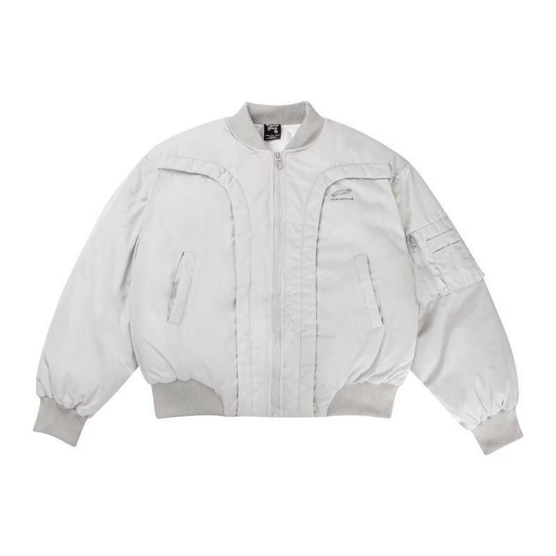 

Унісекс куртка з ПУ шкіри в американському стилі зі знімним хутряним коміром - Теплий та ретро зимовий дизайн L