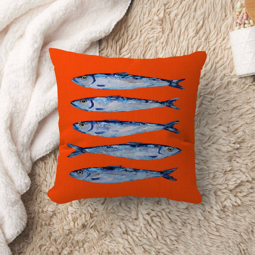 Colorful Sardine Lobster Fish Ocean Animal Pillow Anime Pillow Sofa Bed Head Pillow Cover Cushion Cover X Cm Fashion