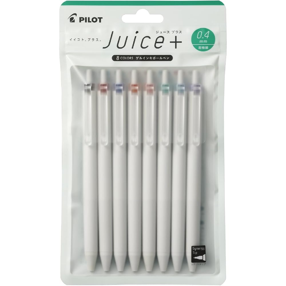 Гелевая шариковая ручка Pilot Juice Plus 0.4 Набор из 8 цветов LJL148C PILOT
