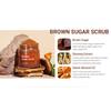Smoothing Body Scrub – Turmeric, Coffee, Matcha, Brown Sugar & Salt Blend, Deeply Cleansing for Daily Skin Care
