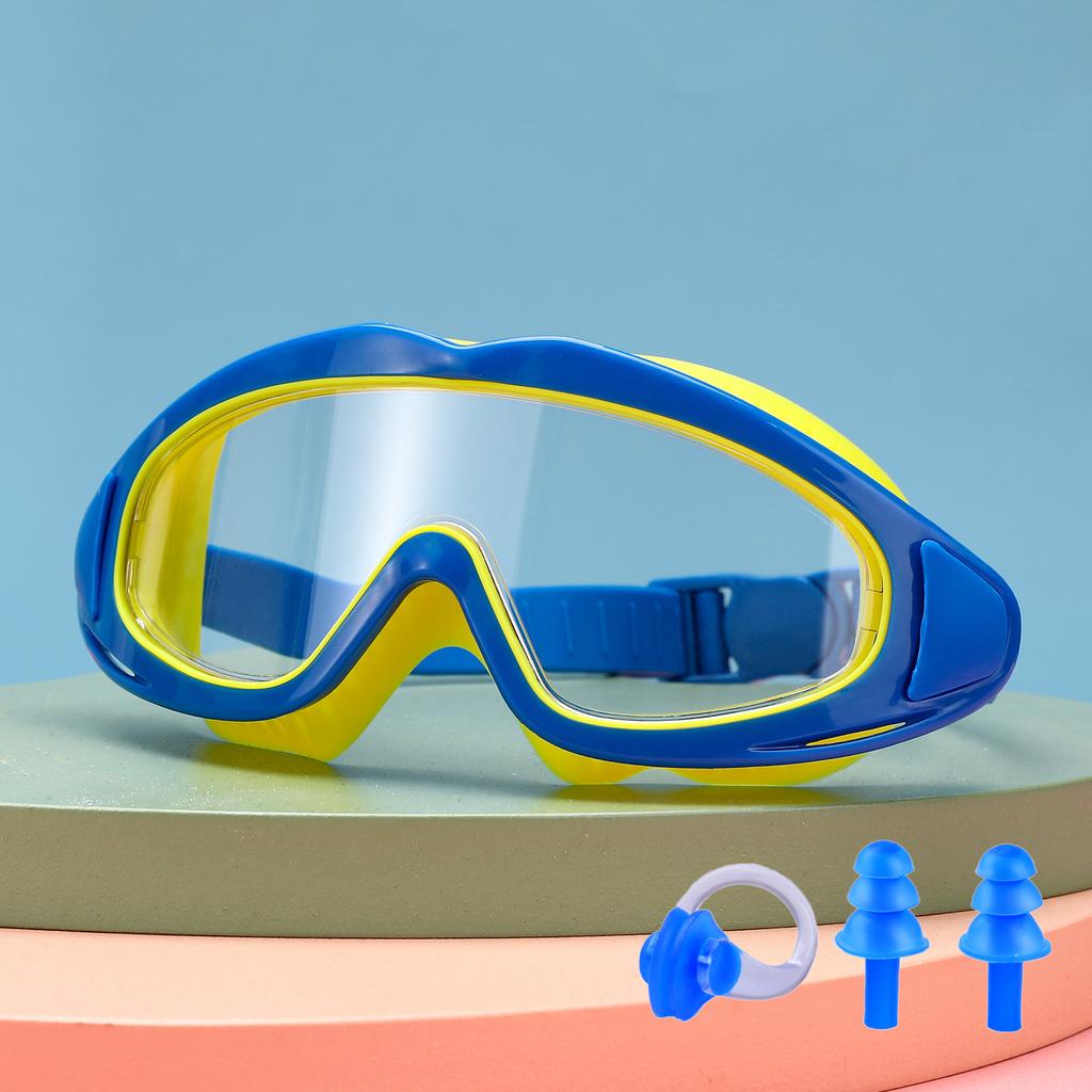 Children's Swimming Goggles; Anti-fog and Anti-ultraviolet; Wide-angle Swimming Goggles; Waterproof Children's Pool Glasses; Sui