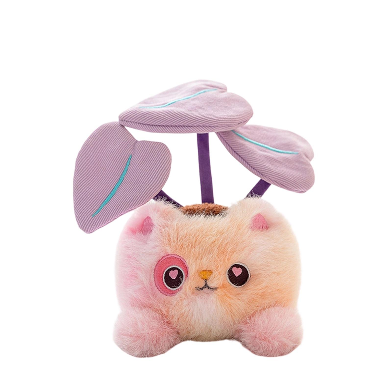 

Plush Toy Decorative Doll Soft Stuffed Animal with Unique Leaf Design for Home Office and Gift Use One Size