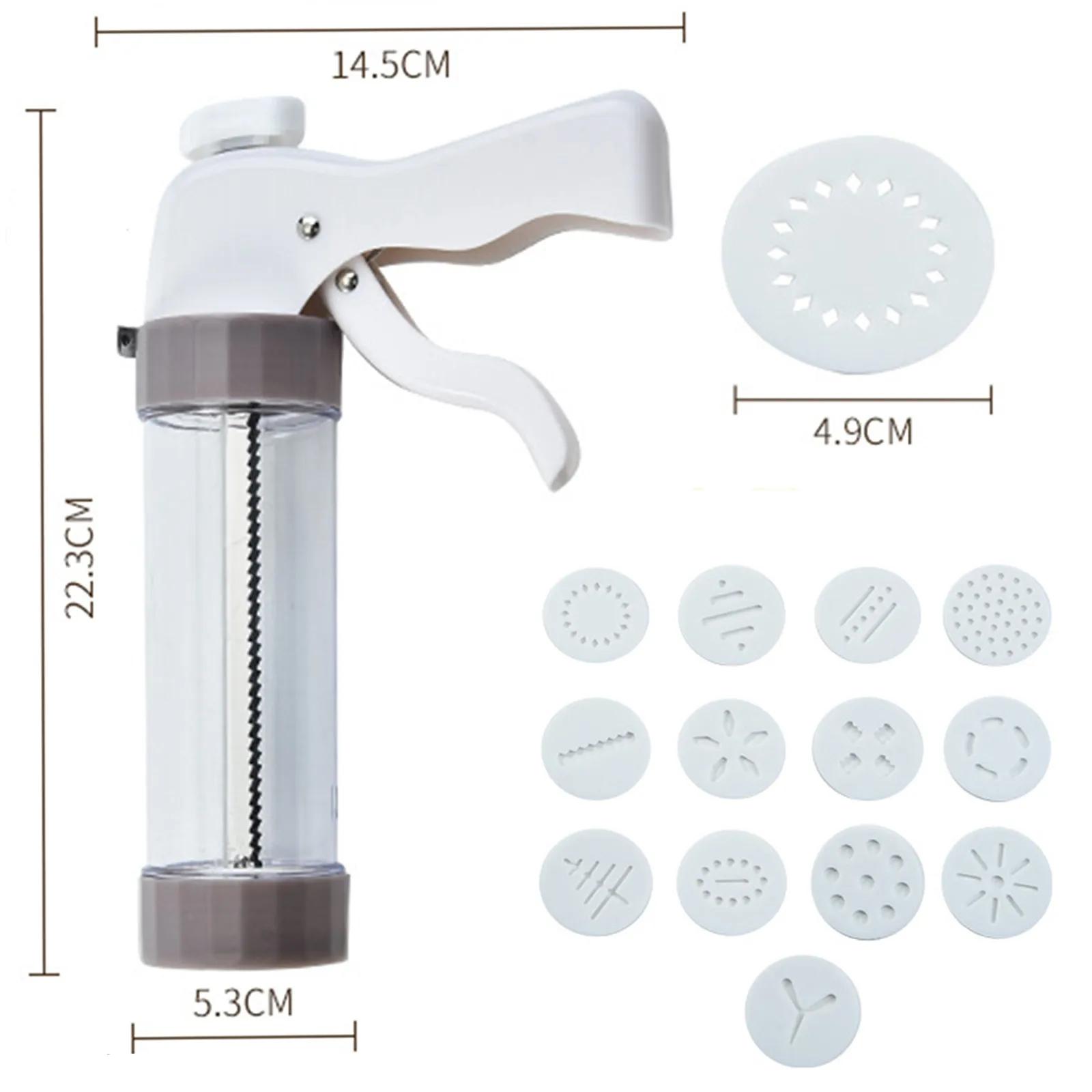 

Набор для печенья Пресс Форма для печенья Пистолет DIY Кондитерский шприц Экструдер Насадки Айсинг Насадки для крема Машина для приготовления маффинов и печенья Домашние инструменты