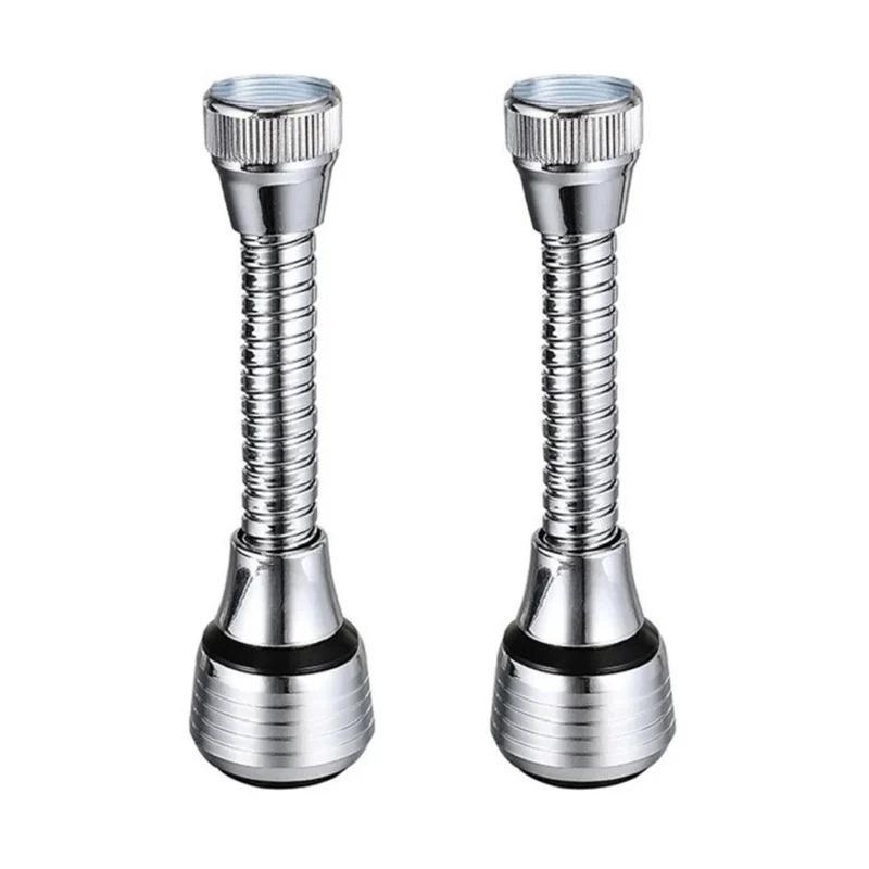 HOMZY 360° Rotating Kitchen Faucet Pressurized Anti-Splash Extended Filter Foam Universal Faucet Head Sprayer for Kitchen