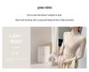 Women's Ribbed Cashmere Sweater: Half-High Neck, Slim-Fit, AW24 Collection, Warm Wool Knit Base Layer.