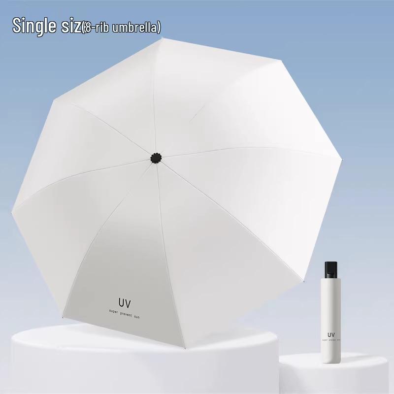 Twelve-Rib Thickened Reversible Umbrella - Large Folding Dual-Use for Rain & Sun Protection