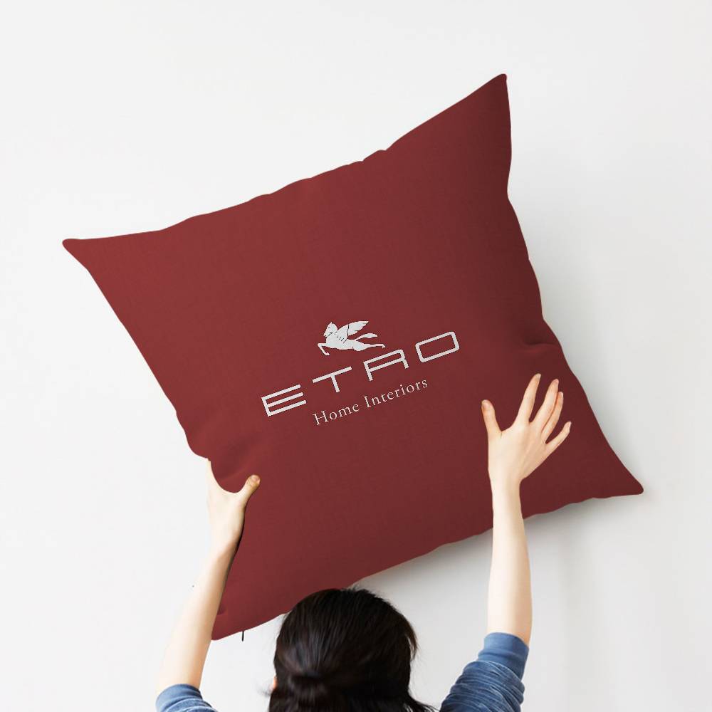Brand E-Etro Pillow Cushion Cover Pillowcase Living Room Sofa Home Decor Customized