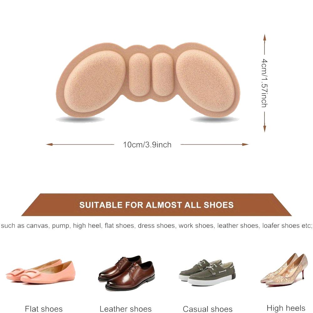 1/5pairs Ladies' Heel Grip Pad - Anti Slip Heel Pad Sticker To Prevent Water Damage and Slipping, Suitable for All Shoe Types -5 Pairs of Bags