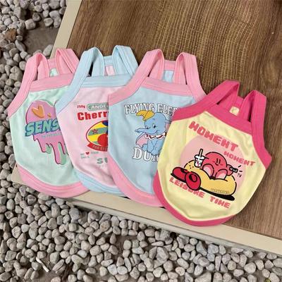 Pet Supplies Thin Summer Cute Clothes Cat Dog Clothes Anti-hair Loss Dopamine Small Dog Sling