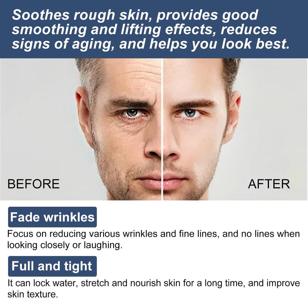East Moon Men's Face Cream 50ml - Reduces Fine Lines Wrinkles Anti-aging Face Cream Firms Skin Hydrating Facial Moisturizer for Facial Care
