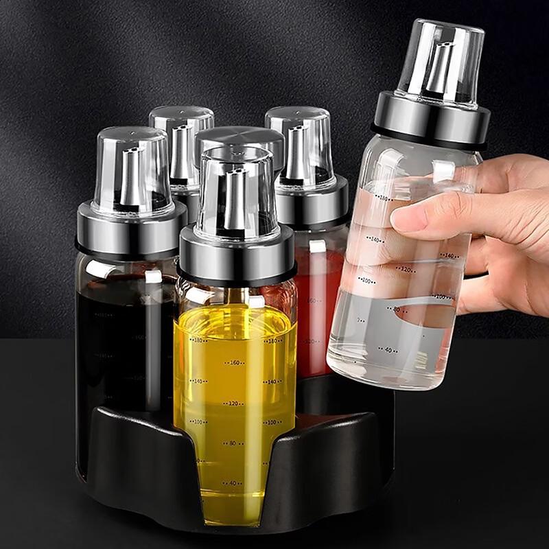 Ally Rotating Spice Rack and Condiment Set
