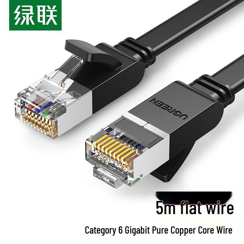 

Ugreen Cat6 Gigabit Unshielded Flat Ethernet Patch Cable