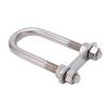 12x130mm Marine Bow Stern Eye U Bolt with Adjustable Screw Stainless Steel Boat Deck Hardware