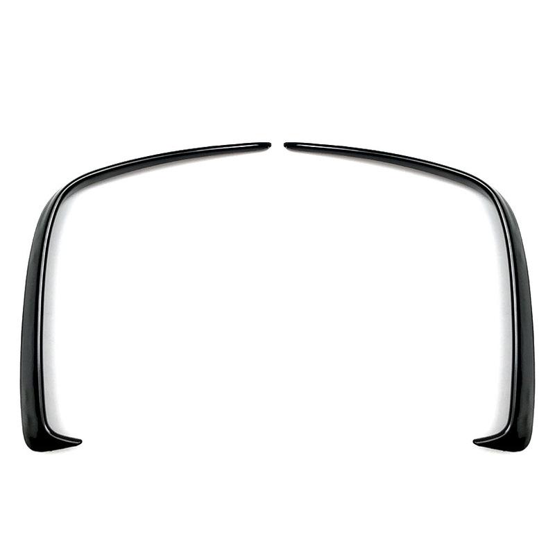 For Mercedes Benz A-Class W176 A45 AMG 2013-2018 Hatchback Rear Bumper Lip Spoiler Side Canards Splitter Body Kits Gloss Black