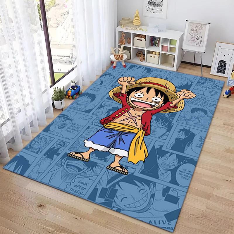 Starring the Japanese cartoon ONE PIECE Monkey D. Luffy carpet is suitable for living room and bedroom doormats office balcony decorative carpet V21