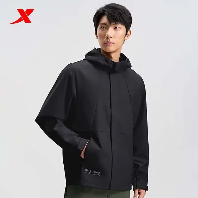 XTEP Men s Hooded Warm Windproof Jacket M