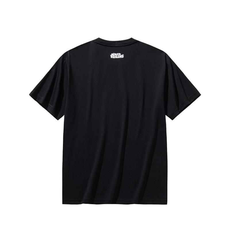 Anta Basketball Series Campus Versatile Short Sleeve T-Shirt Unisex Tops 152531123-3