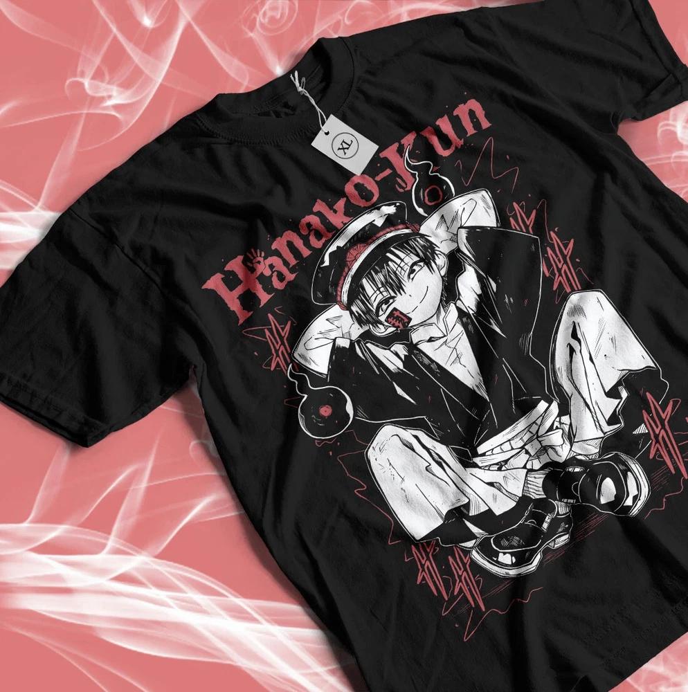 Toilet Bound Anime Jibaku Shounen Kawaii HankoKun Black TShirt S
