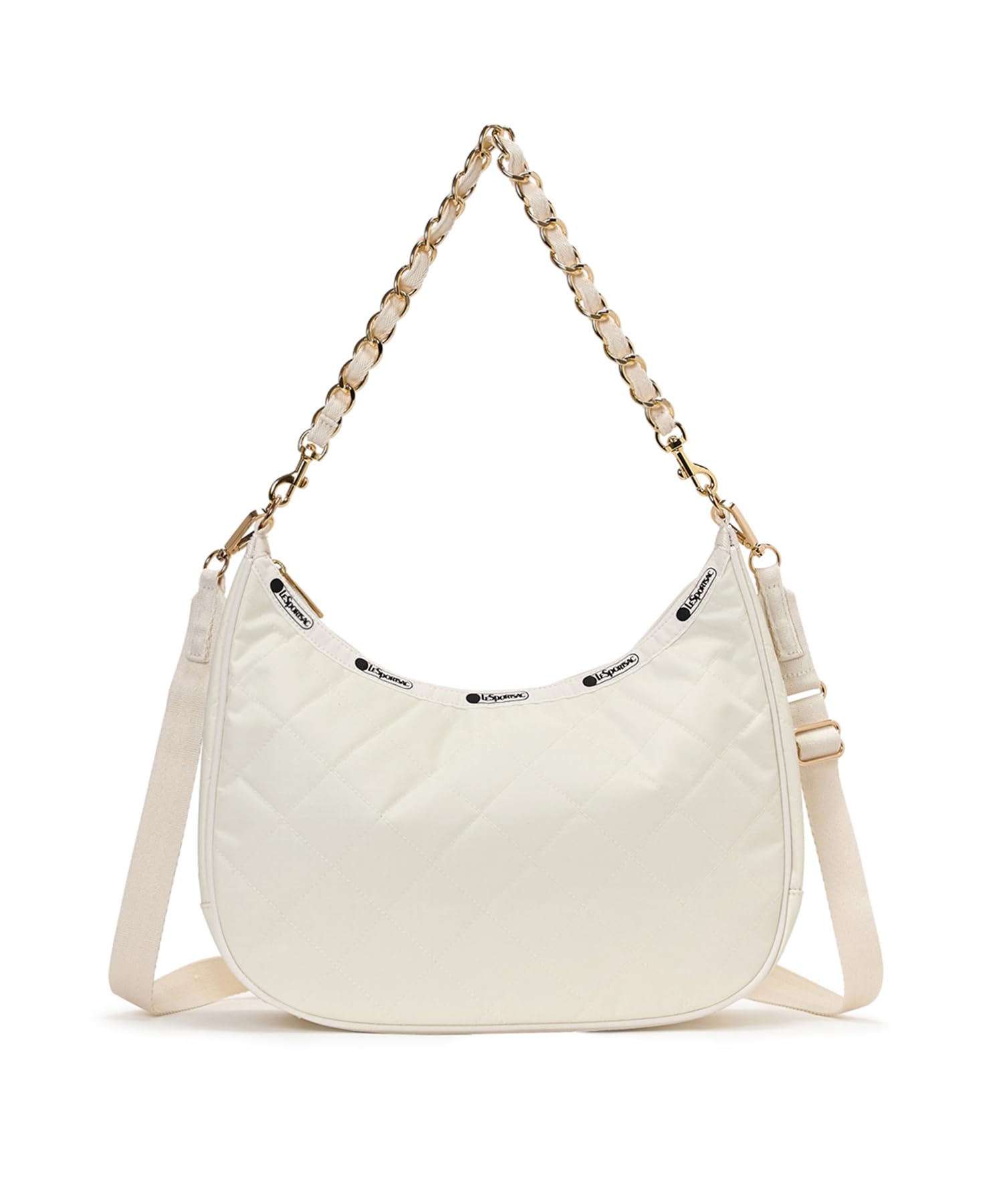 

LeSportsac Official Shoulder Bag CHAIN CONV Sandbar Chain Quilt N/S HOBO/1285 Women s