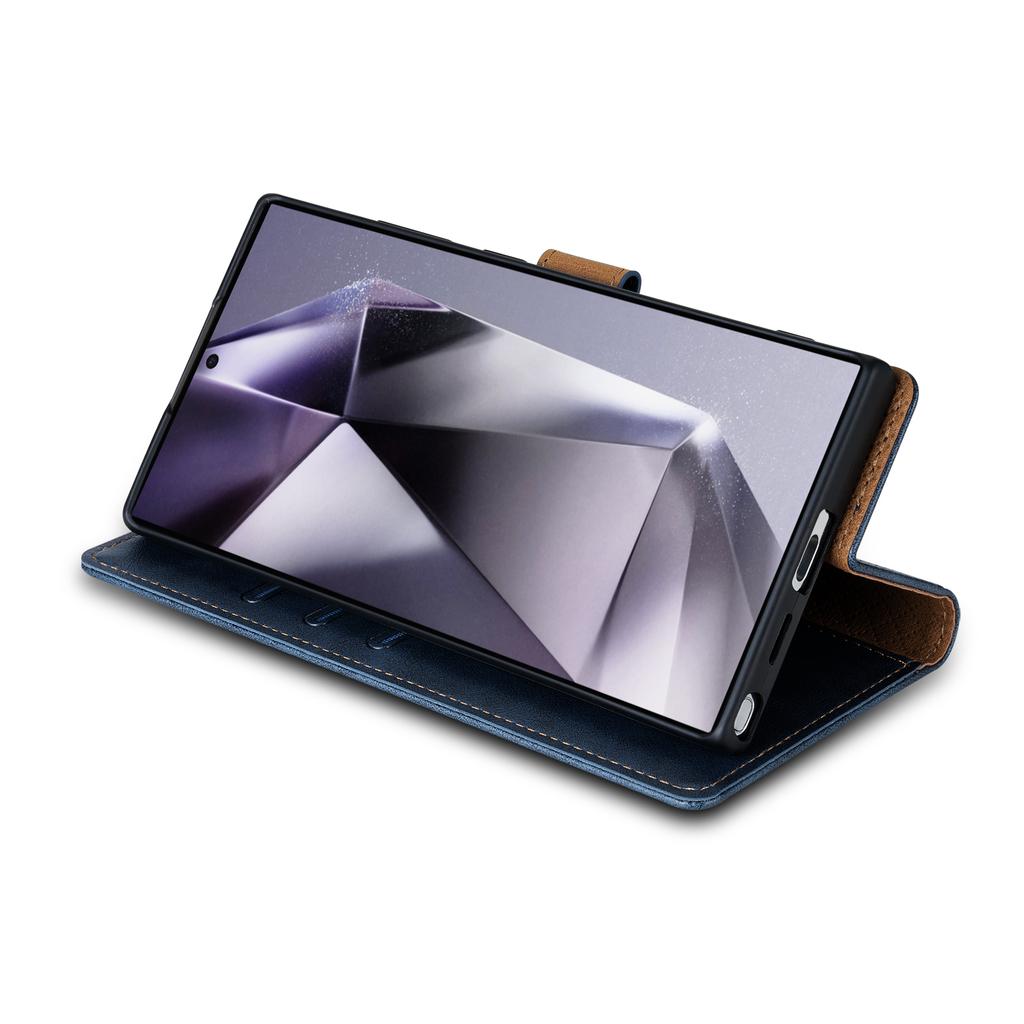 For Samsung Galaxy S25 Ultra Stand Case PU Leather Wallet Phone Cover