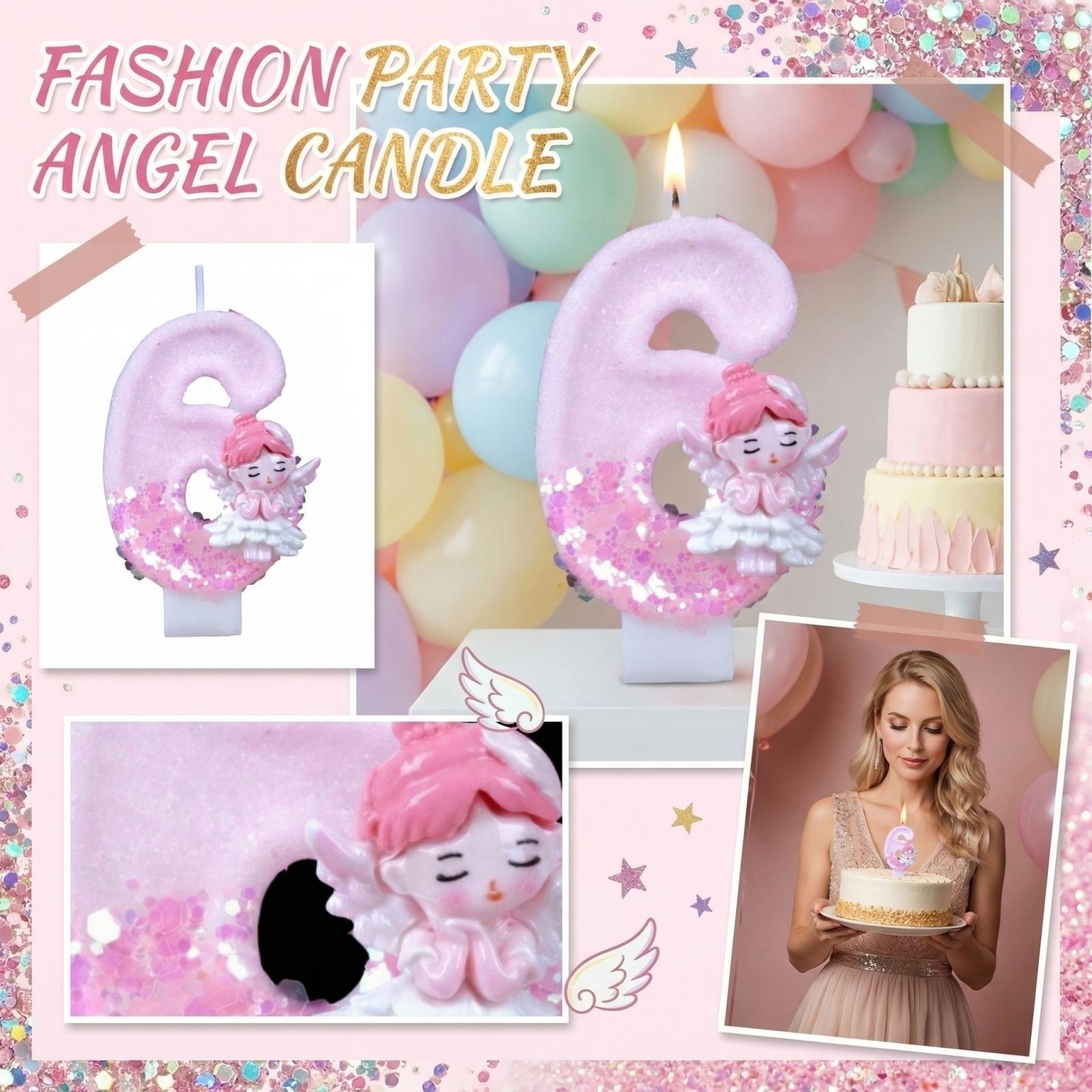 

Creative Cartoon Style Birthday Number Candles Set Party Decoration Supplies for Cake Toppers and Celebration Events one size