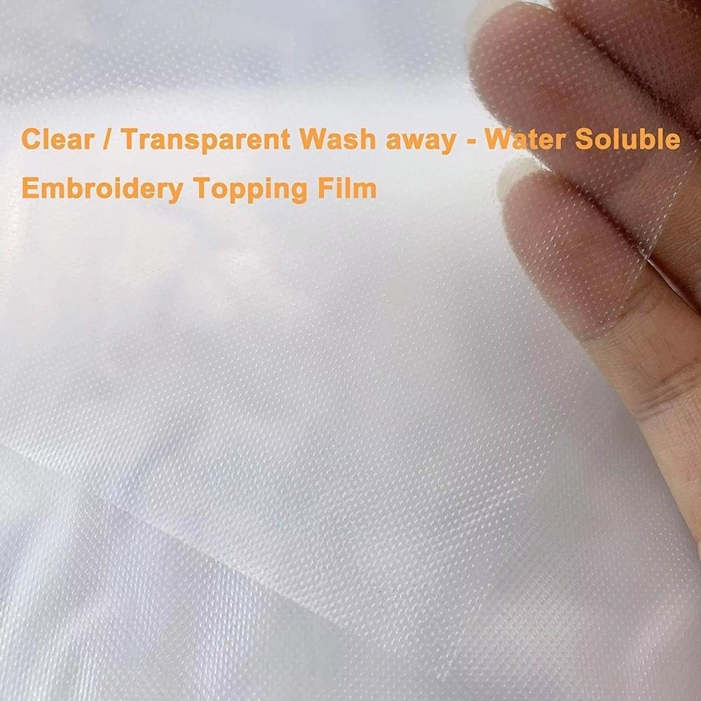 100Pcs DIY Crafts Water-soluble Embroidered Film Handmade Printable Lining Cloth  for Sewing Lovers