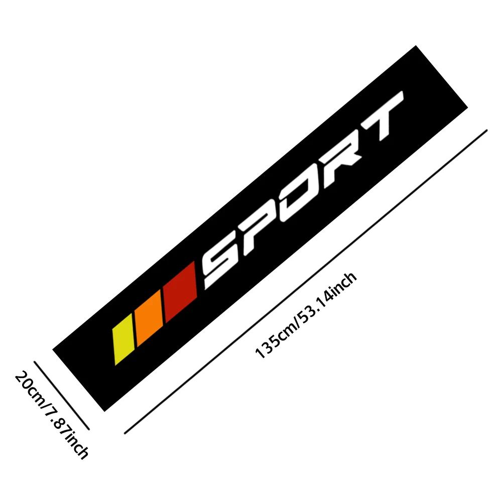 SPORT Car Stickers Vinyl Wrap Film Front Windshield Sunscreen Decals DIY Decorative Sticker for Car Motorcycle Decor Accessories