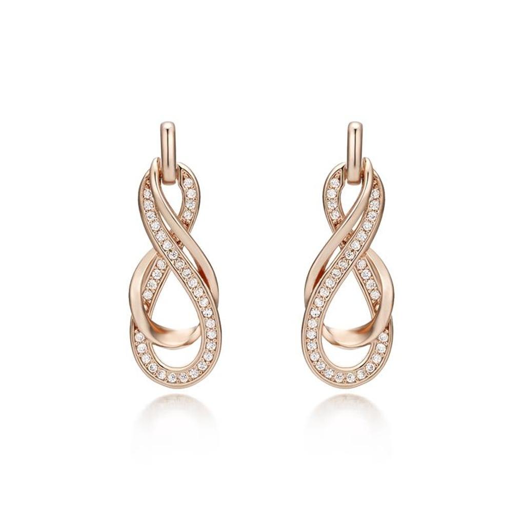 [LsSHOP] 14K Bella Twist Earrings (Gold Plated)_LJ5218BRE