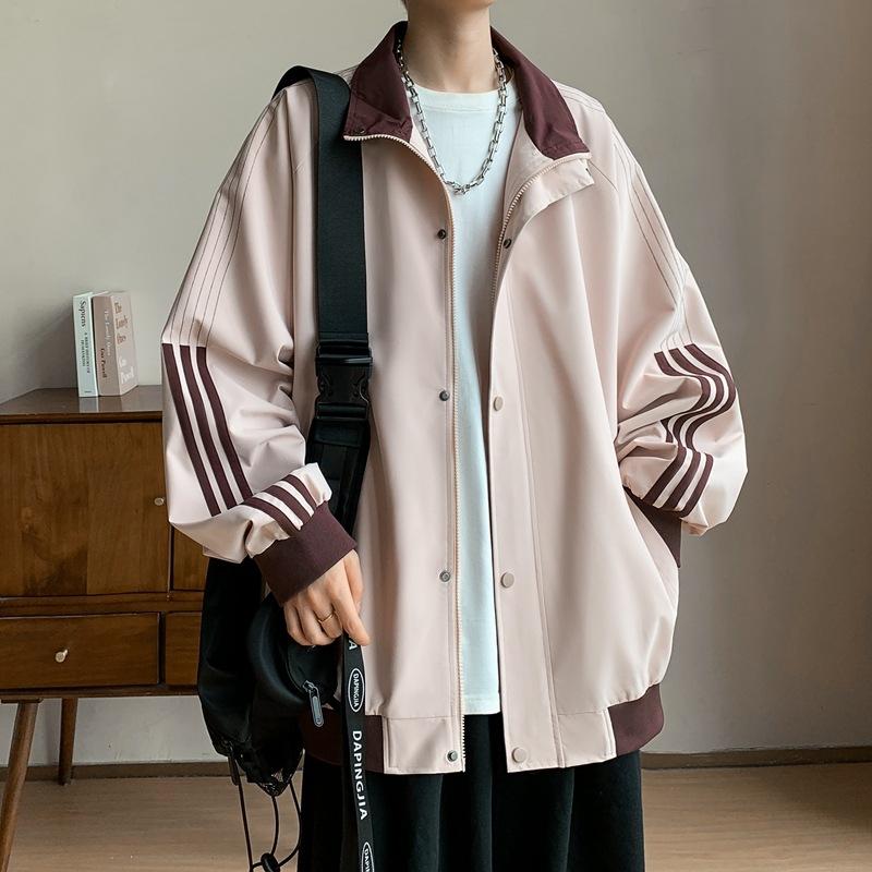 Casual Jacket Boys Jacket Teen Couple American Ruffian Handsome Baseball Uniform Autumn Top Men's Clothing
