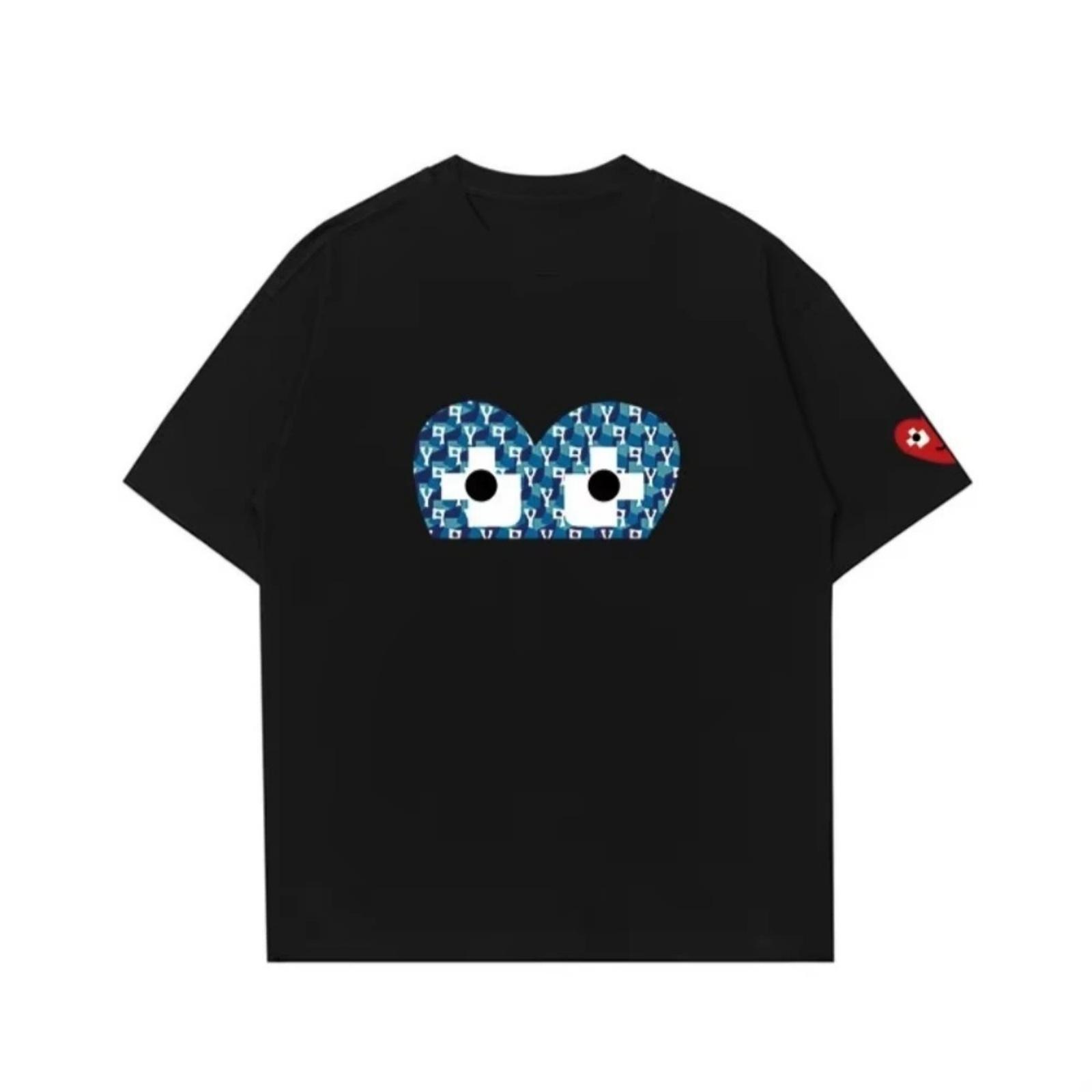 

2025 Summer New Luxury Brand Pure Cotton High Quality Short Sleeve T-shirt Designer Printed Casual Loose Love Casual Unisex XXXXXL різнокольоровий