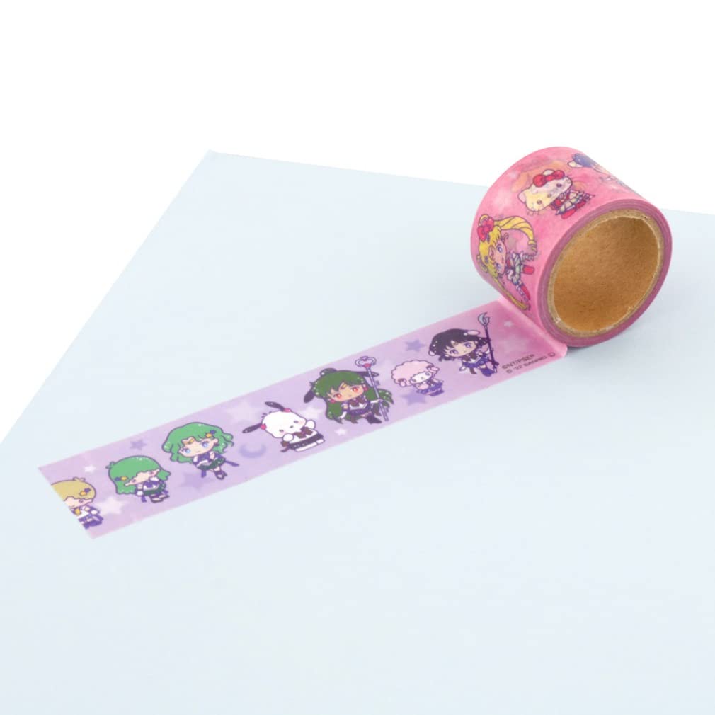 Sunstar Stationery Sailor Moon Masking Sanrio A S8584710 Tape, Pattern,