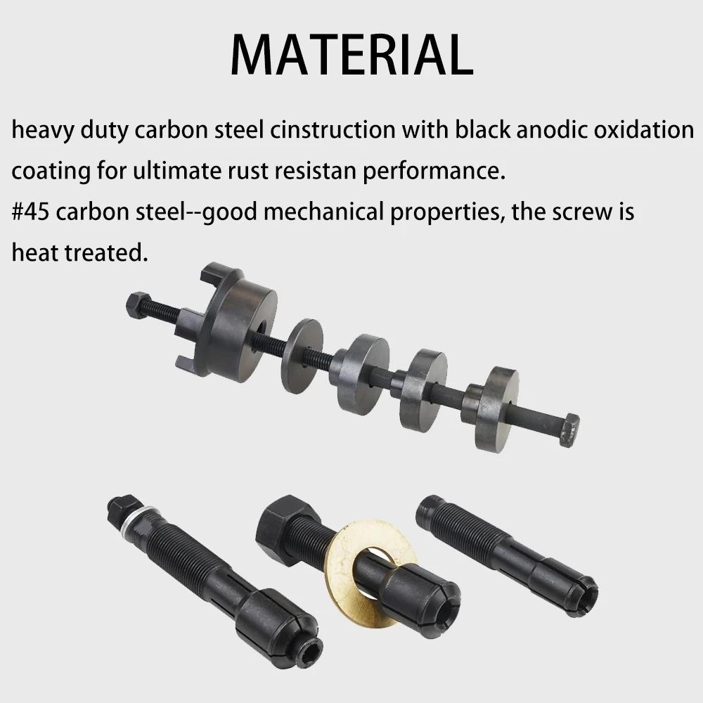 18Pcs Wheel Bearing Remover And Installer Puller Tool Kit For Harley Davidson 2000+ VT102 Motorcycle 0.75" 1" 25mm Bearings