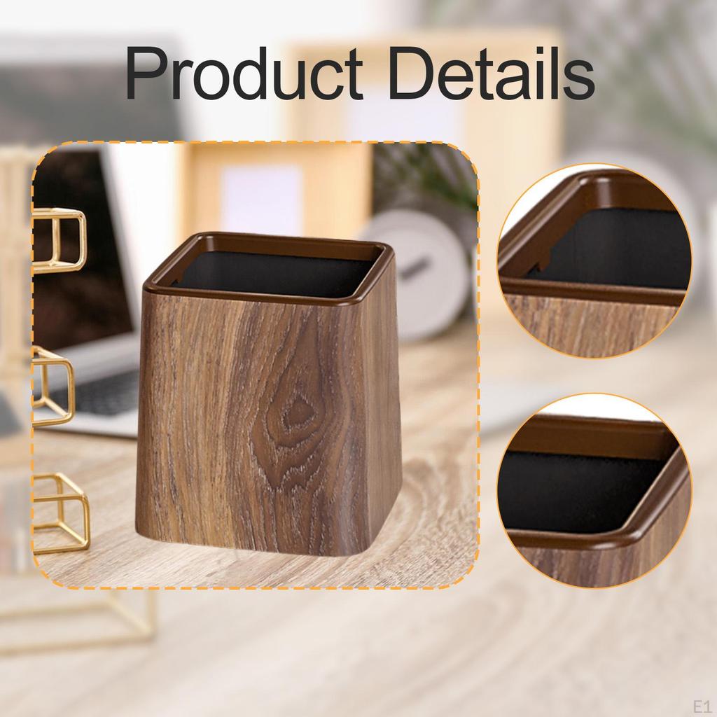 Desktop Trash Can Desk Bin Mini Countertop Garbage Wastebasket Storage for Vanity