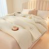 Thickened A-class knitted cotton soybean blanket