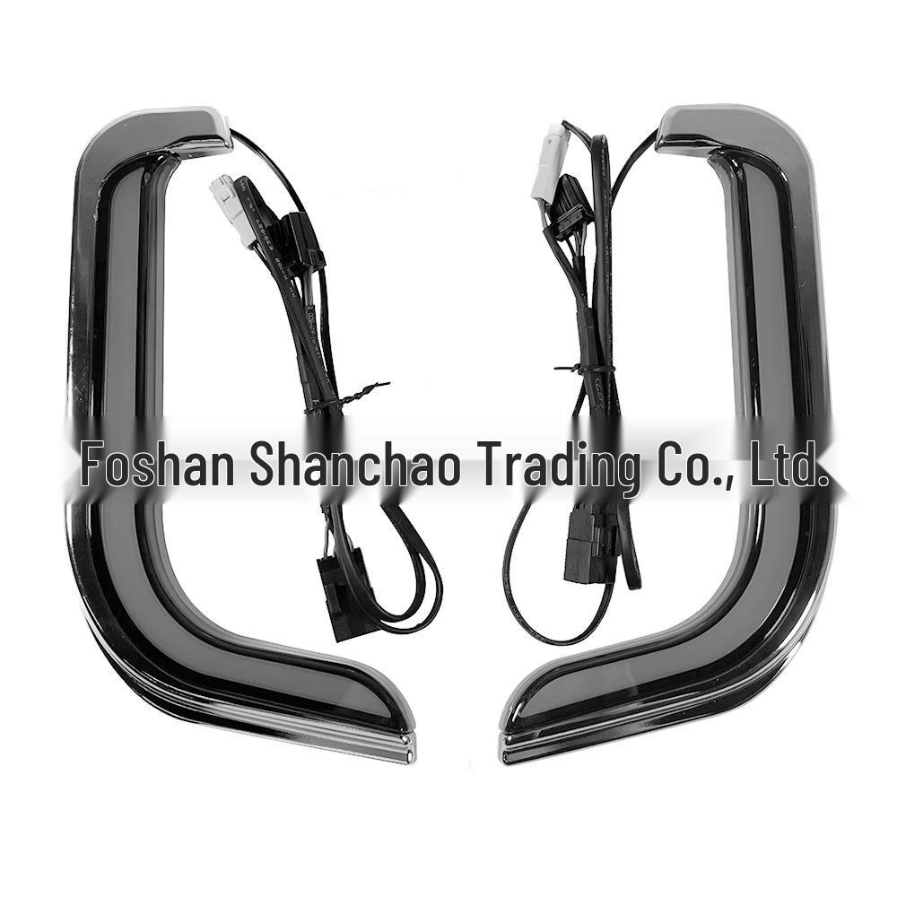 Harley Street Dual Light Glide Decorative Leg Shield Turn Signals for CVO Road King Motorcycle (1996-2013)