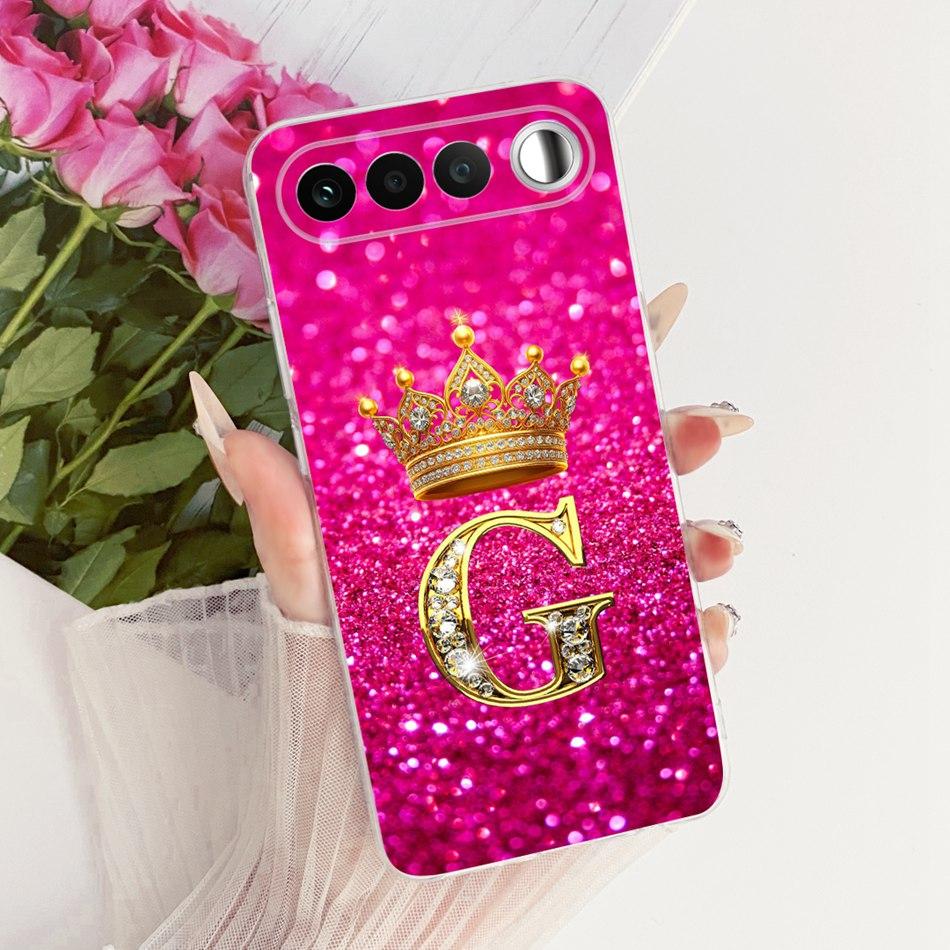 For Realme 16 RMX5171 2026 Fashion Crown Letter Phone Case For Realme 16 5G Soft Silicone TPU Cases