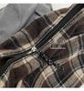 Retro Plaid Plush Shoulder Tote - Classic Large Capacity for College Students