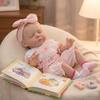 Cloveray 22-Inch Reborn Baby Doll Cute Handmade Realistic Newborn Doll with Changeable Clothes for Collectors and Gifts