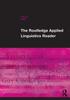 The The Routledge Applied Linguistics Reader Book