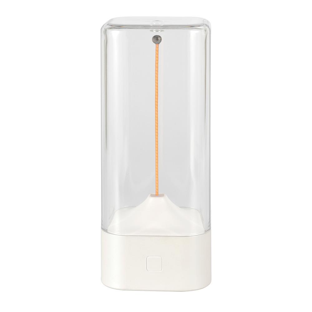 

LED Minimalist Cordless Table Lamps 3 Levels Dimmable Rechargeable Camping Atmosphere Light Magnetic Filament Wireless Lamp білий