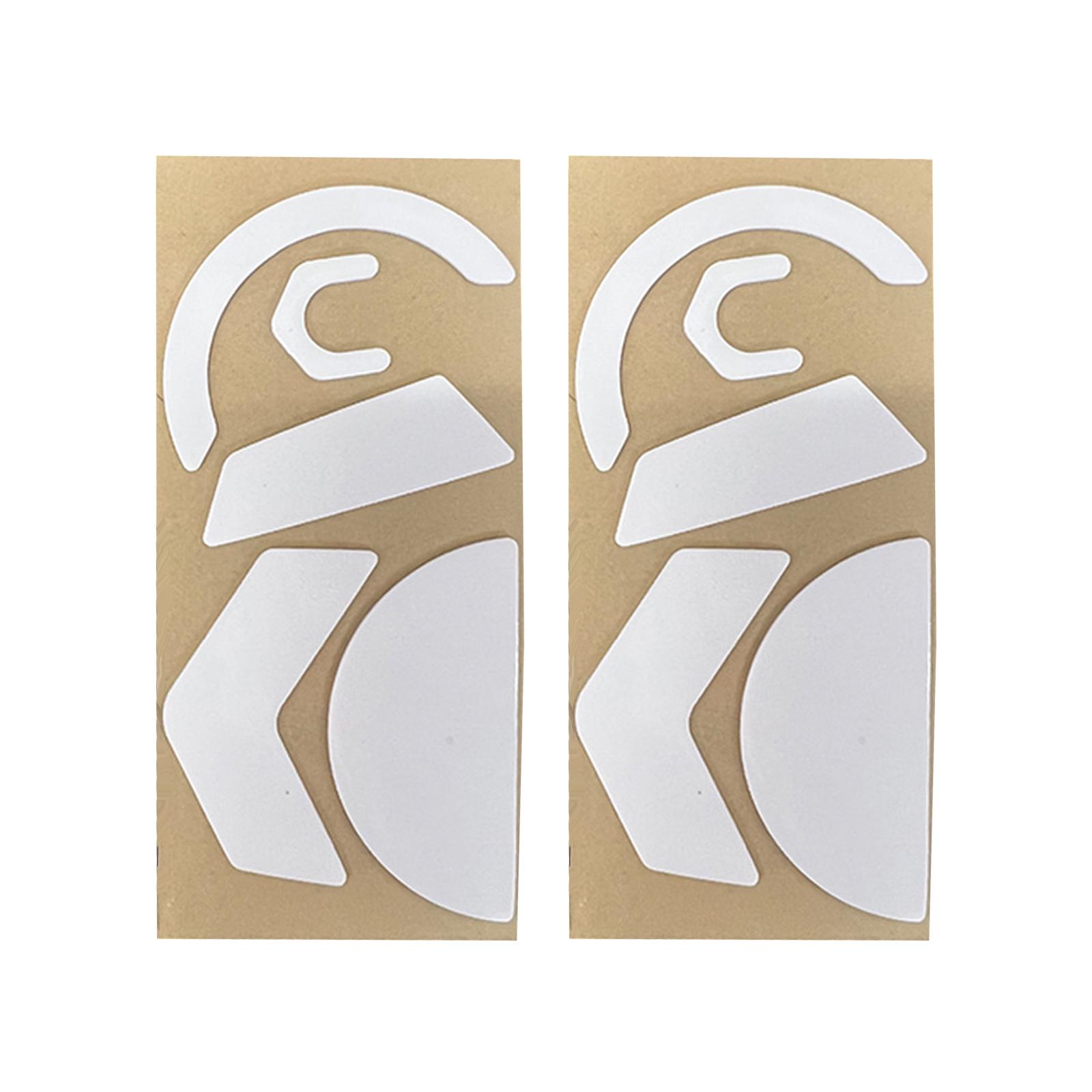 

2 комплекта улучшенных накладок для ножек мыши, коньков для G502 X, сменные наклейки для ножек мыши, высокая гладкость, накладки для ножек мыши, коньки белый