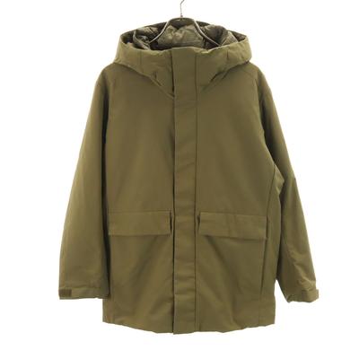 Parka de penugem híbrida S Oliva Masculina Usada