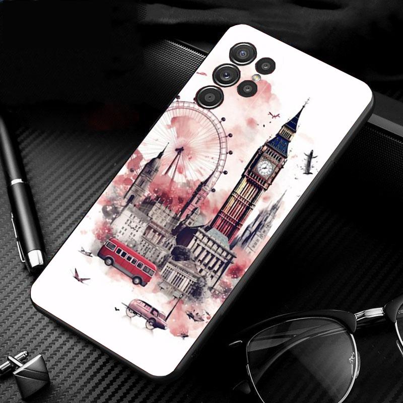London aesthetics Phone Case For Samsung Galaxy S25 S24 S23 S22 S21 Ultra S24 S23 S22 S21 S25 Plus S24 S25 FE