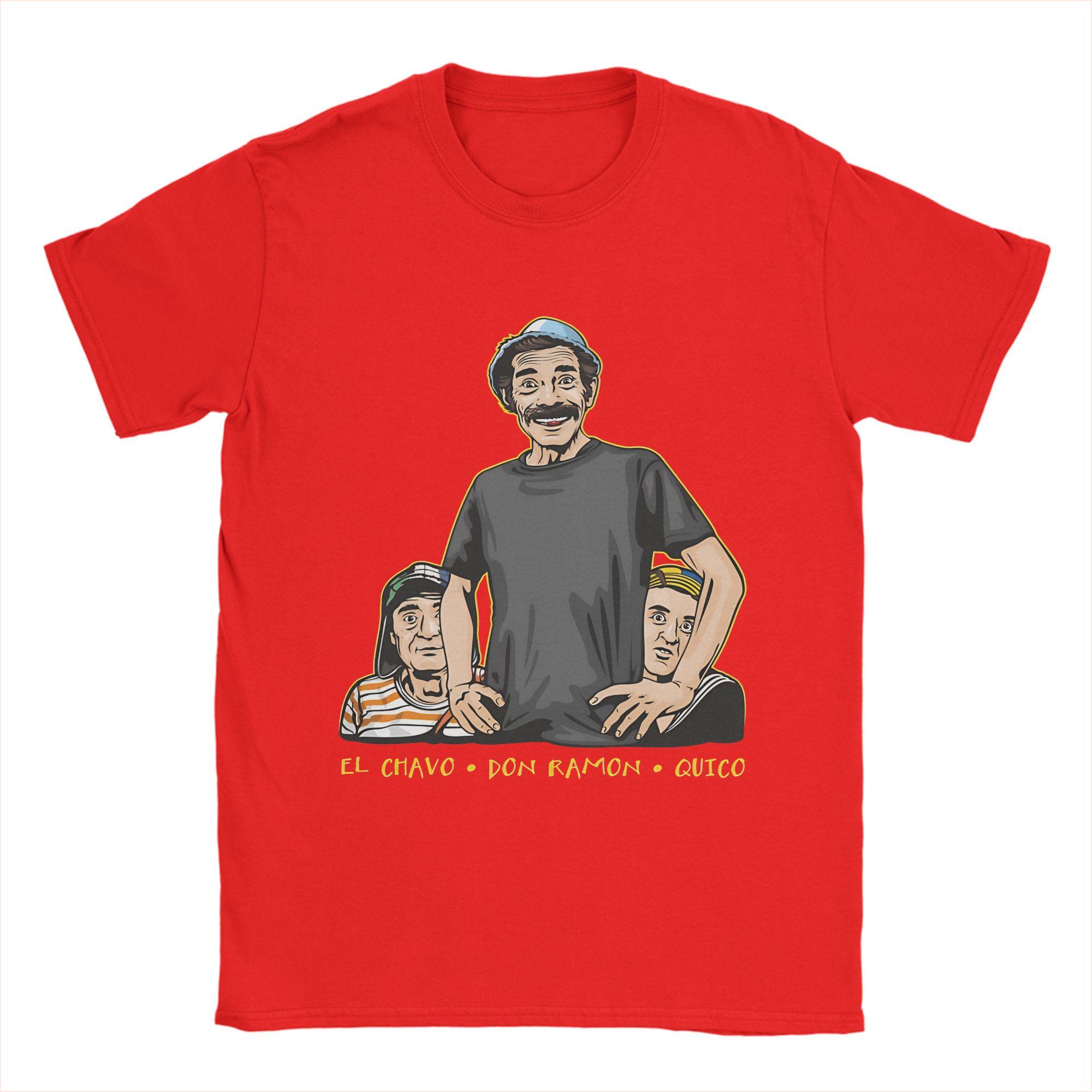 Hipster El Chavo Del Ocho TShirt for Unisex Round Neck Cotton T Shirts Short Sleeve Tee Shirt Birthday Gift Tops S