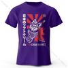 Japanese Foodie Print T-Shirt, Soft & Breathable Round Neck Short Sleeve Tee, Unisex Cute & Cultural Style