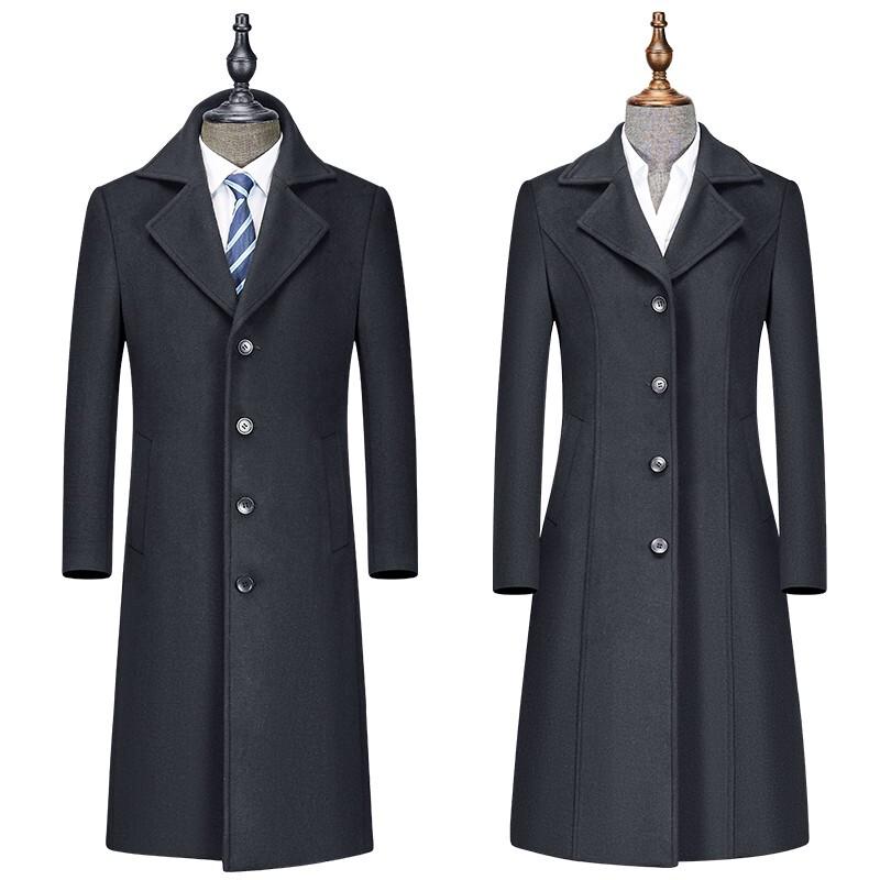 

Унисекс длинное пальто Troloman из смесовой шерсти 175/96